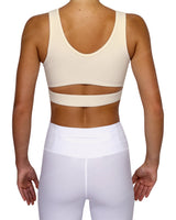 Scoop Front Band Back Top
