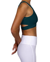 Scoop Front Band Back Top