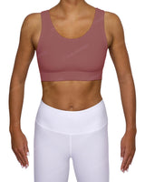 Scoop Front Band Back Top