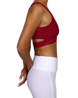 Scoop Front Band Back Top