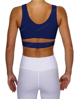 Scoop Front Band Back Top