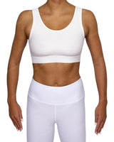 Scoop Front Band Back Top