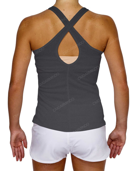 Cross Back Tank Top