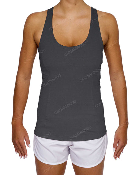 Fitted Racerback Tank Top