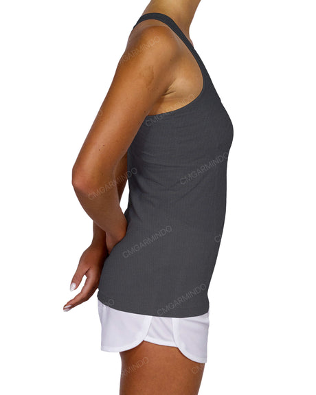 Fitted Racerback Tank Top