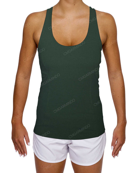 Fitted Racerback Tank Top