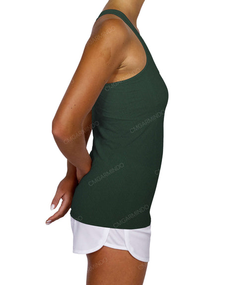 Fitted Racerback Tank Top