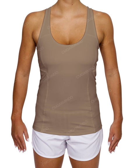 Fitted Racerback Tank Top