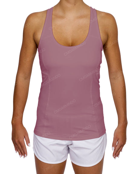 Fitted Racerback Tank Top