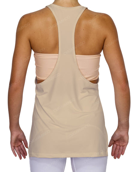 Long Side Slit Tank Top