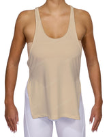 Long Side Slit Tank Top