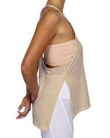 Long Side Slit Tank Top