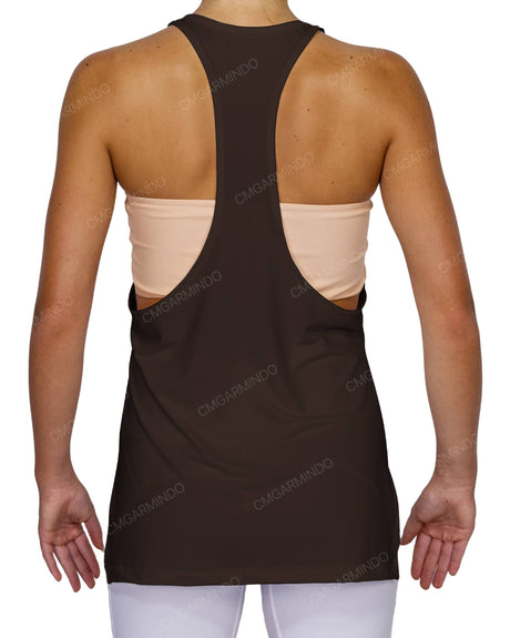 Long Side Slit Tank Top