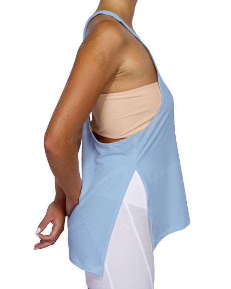 Long Side Slit Tank Top