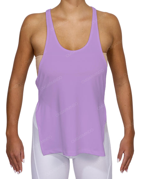 Long Side Slit Tank Top