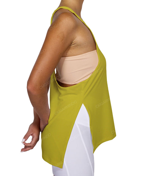 Long Side Slit Tank Top