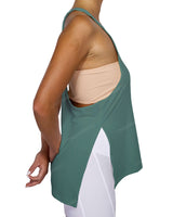 Long Side Slit Tank Top