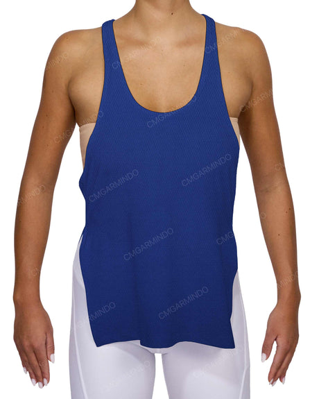 Long Side Slit Tank Top