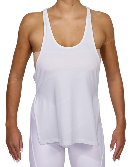 Long Side Slit Tank Top