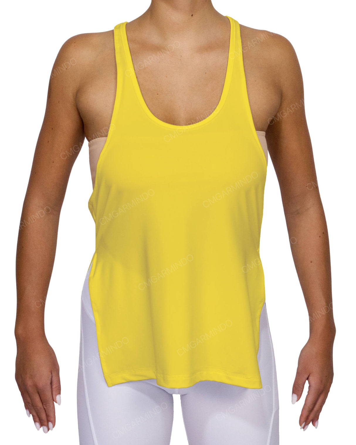 Long Side Slit Tank Top