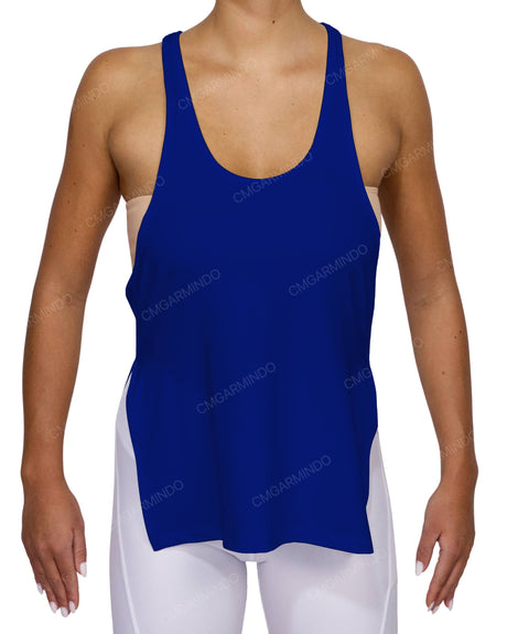 Long Side Slit Tank Top