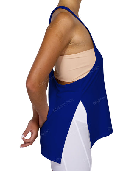 Long Side Slit Tank Top