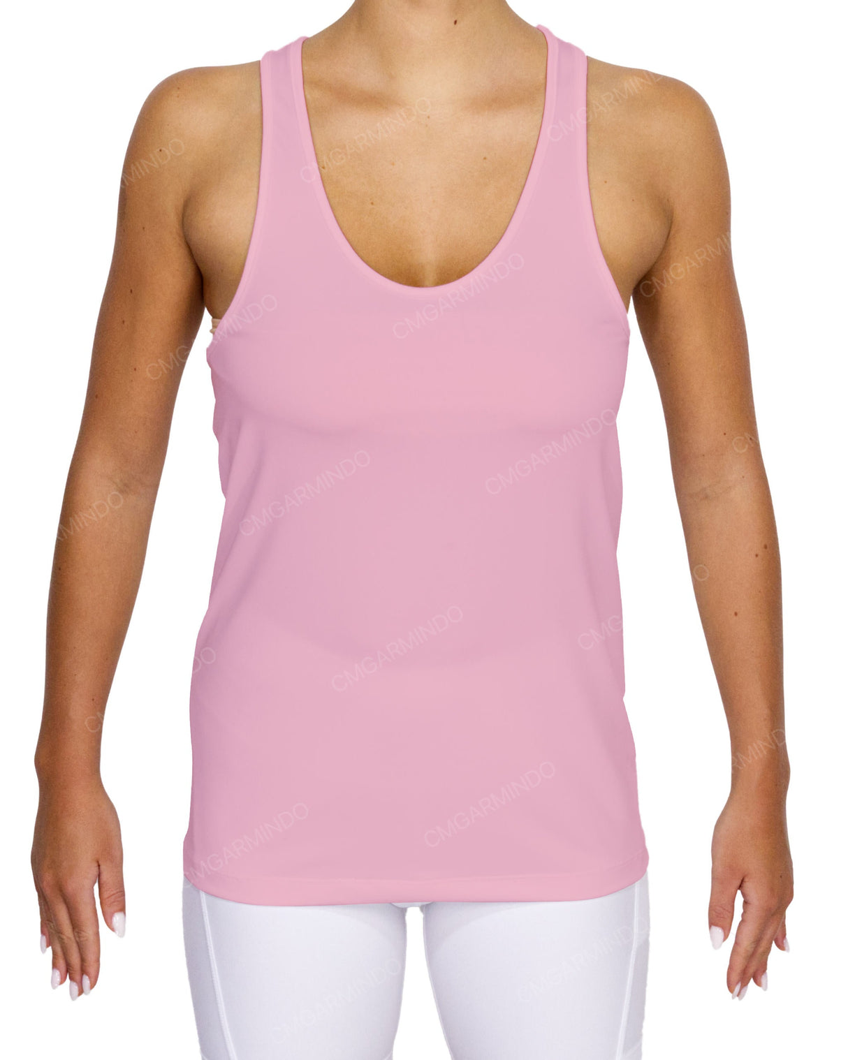 Scoop Hem Racerback Tank Top