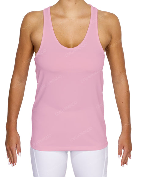 Scoop Hem Racerback Tank Top