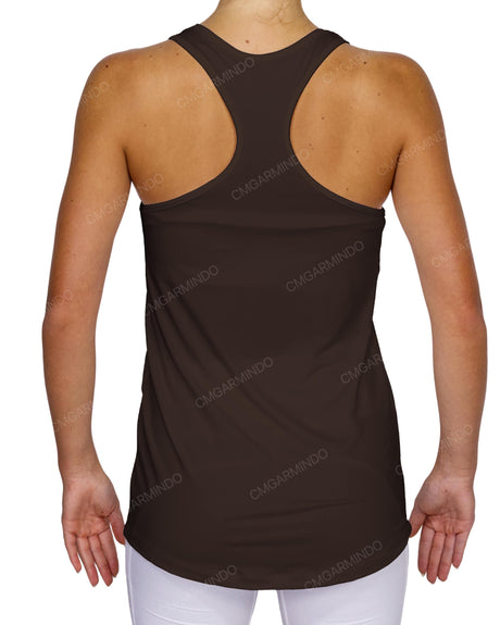 Scoop Hem Racerback Tank Top