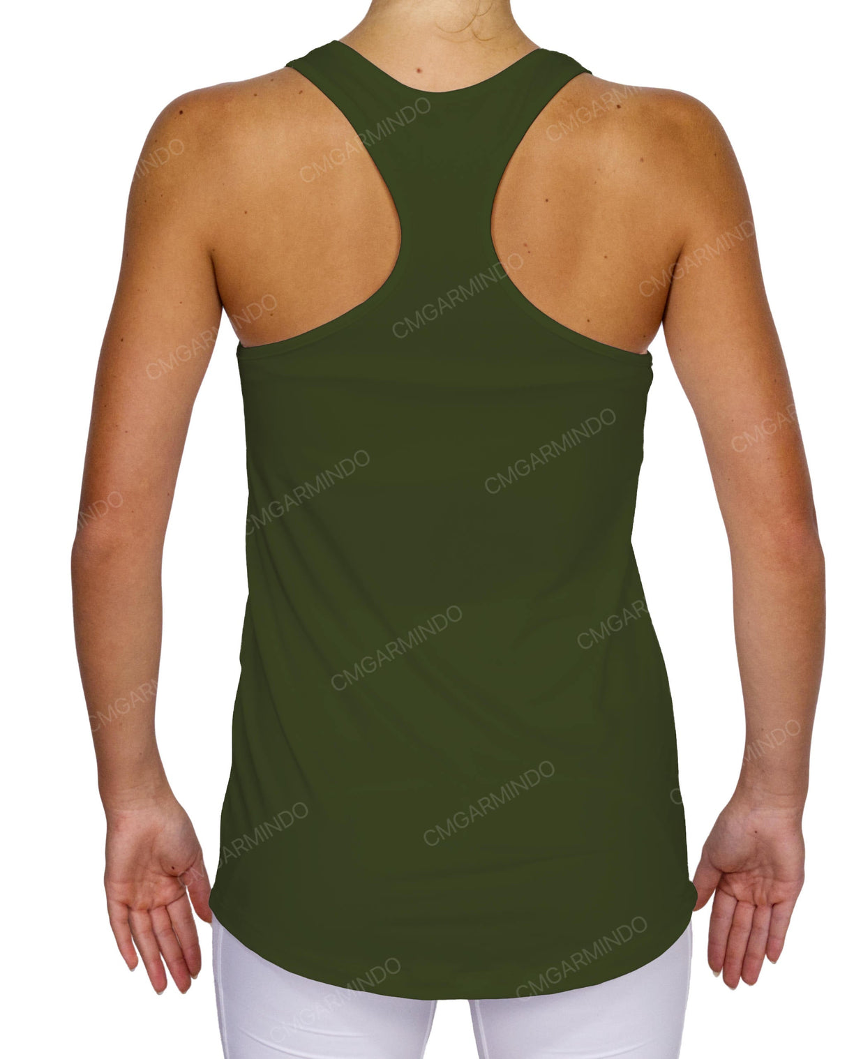 Scoop Hem Racerback Tank Top