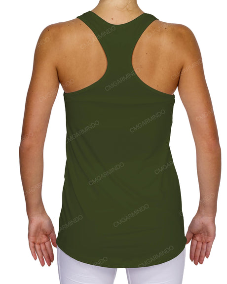 Scoop Hem Racerback Tank Top