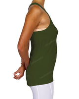 Scoop Hem Racerback Tank Top