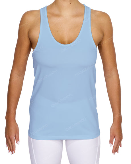 Scoop Hem Racerback Tank Top