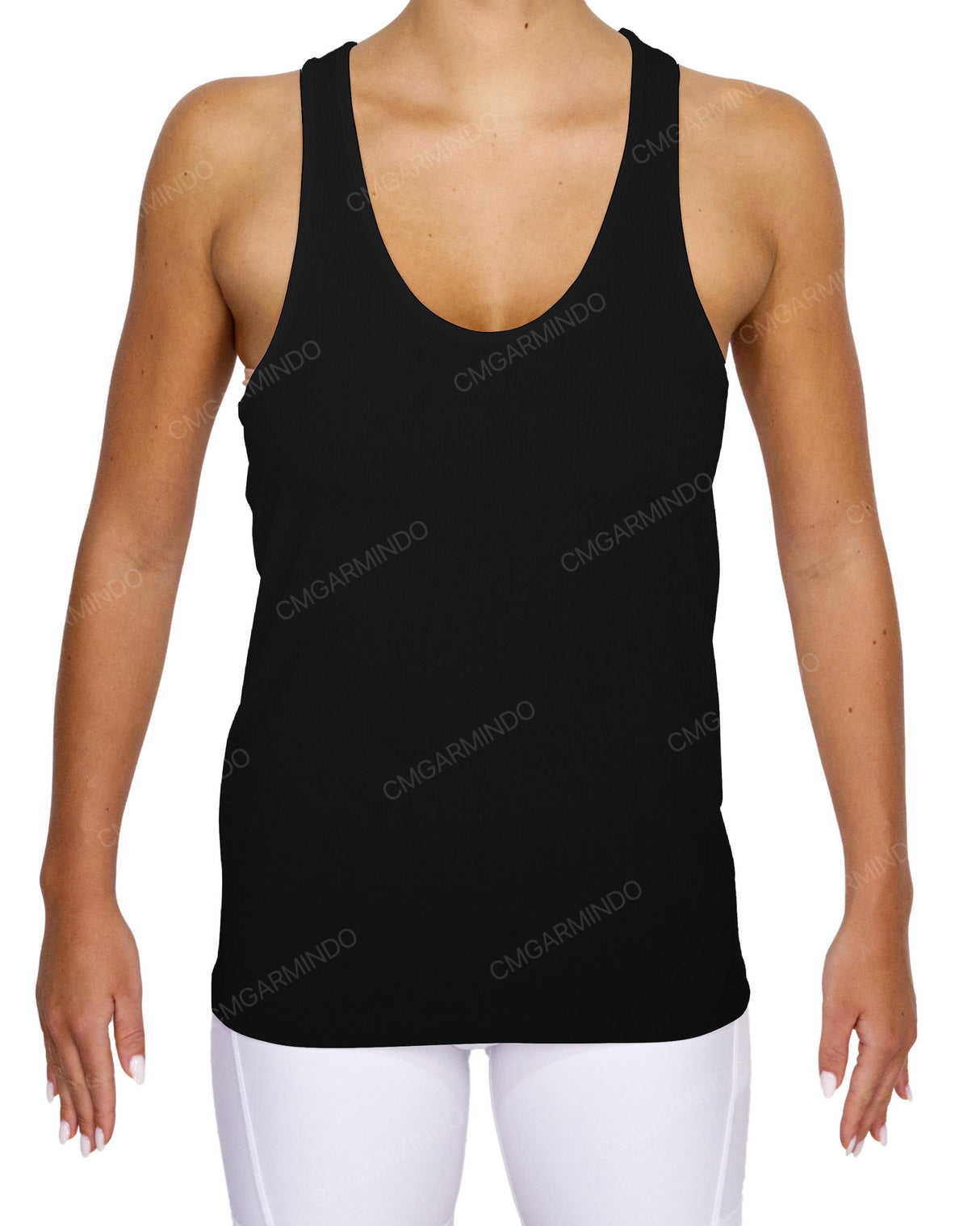 Scoop Hem Racerback Tank Top