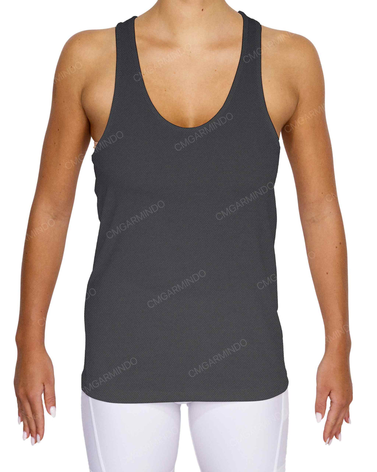 Scoop Hem Racerback Tank Top