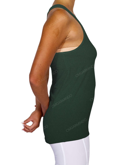 Scoop Hem Racerback Tank Top