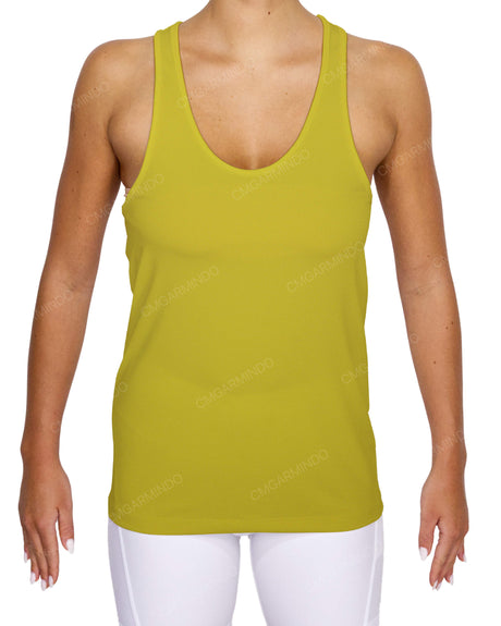 Scoop Hem Racerback Tank Top