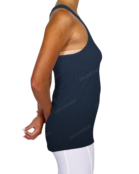Scoop Hem Racerback Tank Top
