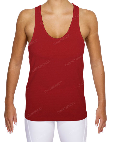 Scoop Hem Racerback Tank Top