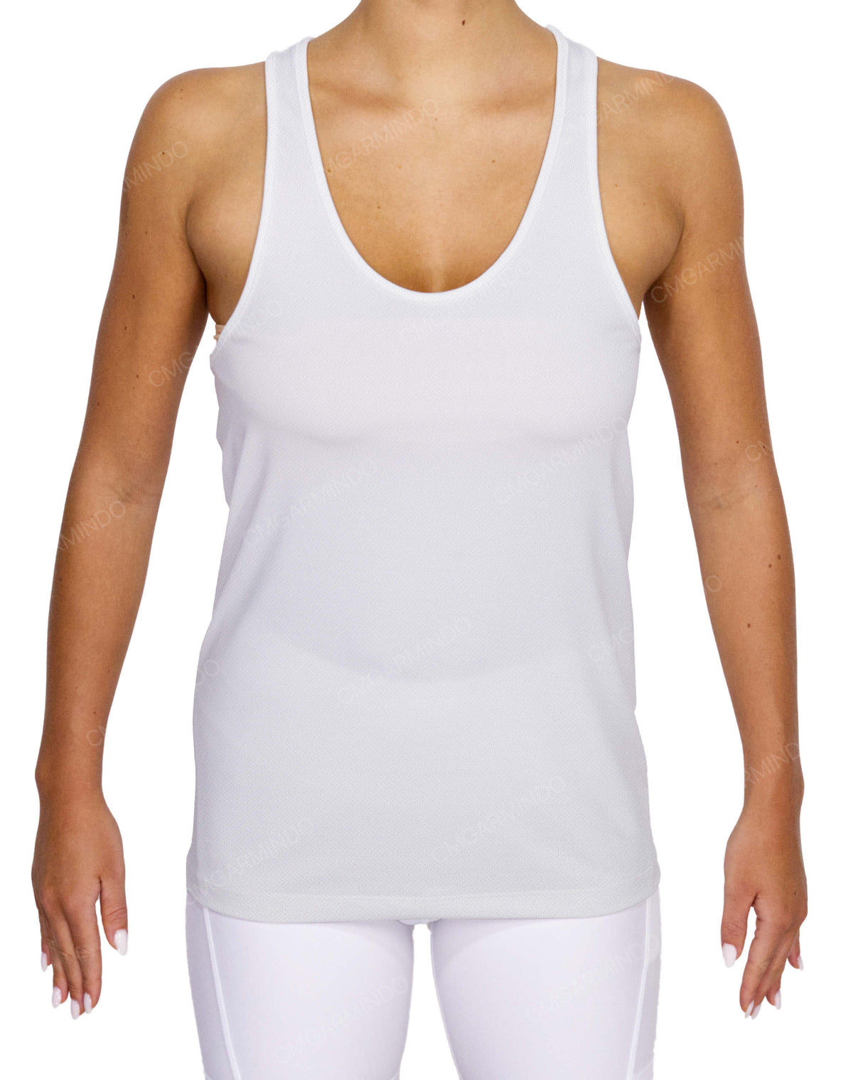 Scoop Hem Racerback Tank Top