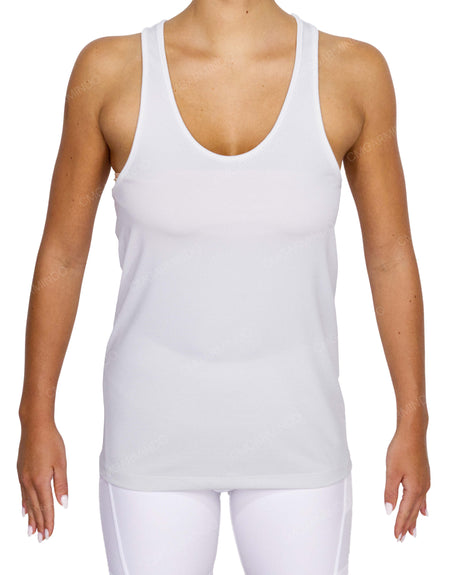 Scoop Hem Racerback Tank Top