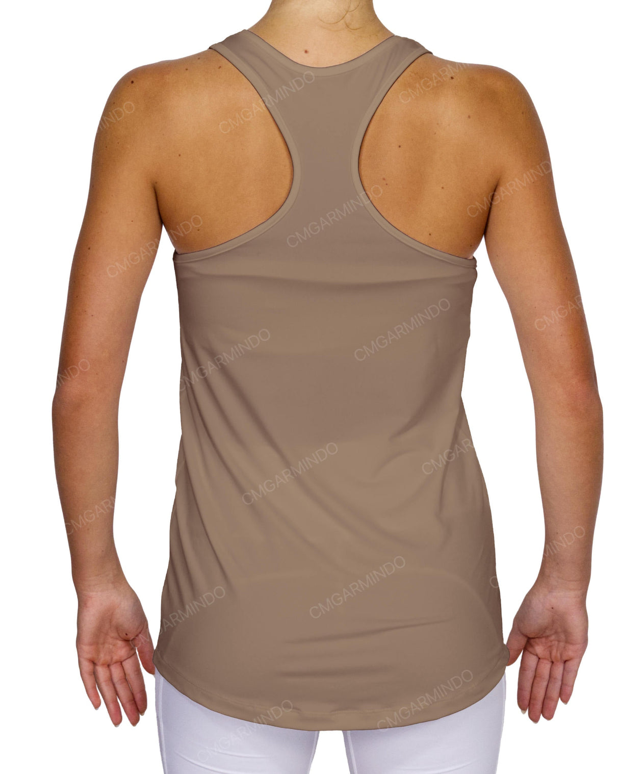 Scoop Hem Racerback Tank Top
