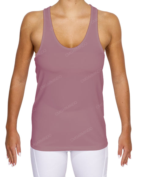 Scoop Hem Racerback Tank Top