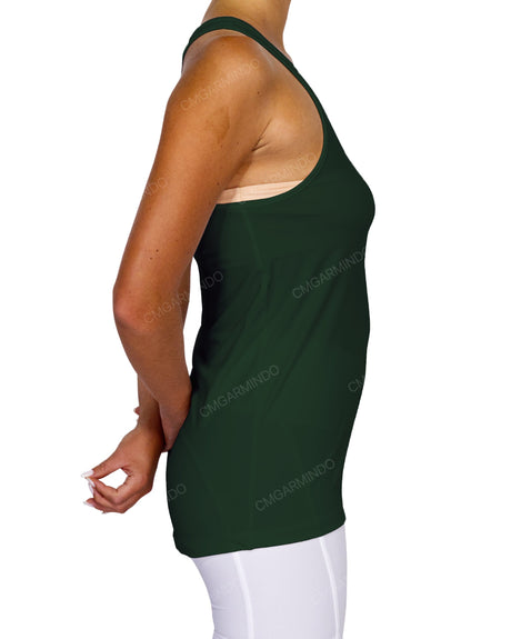 Scoop Hem Racerback Tank Top