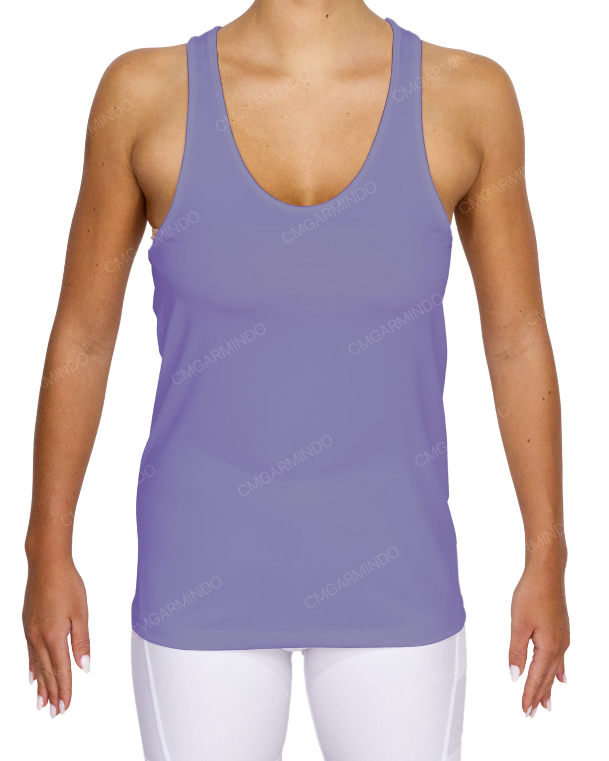 Scoop Hem Racerback Tank Top
