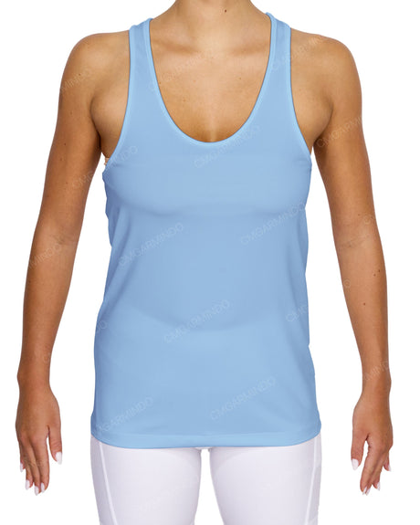 Scoop Hem Racerback Tank Top