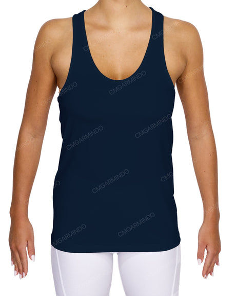 Scoop Hem Racerback Tank Top