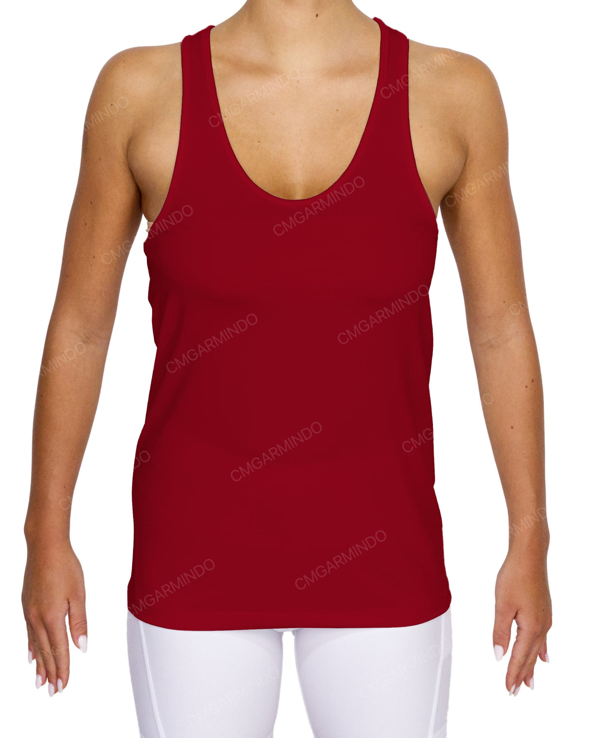 Scoop Hem Racerback Tank Top