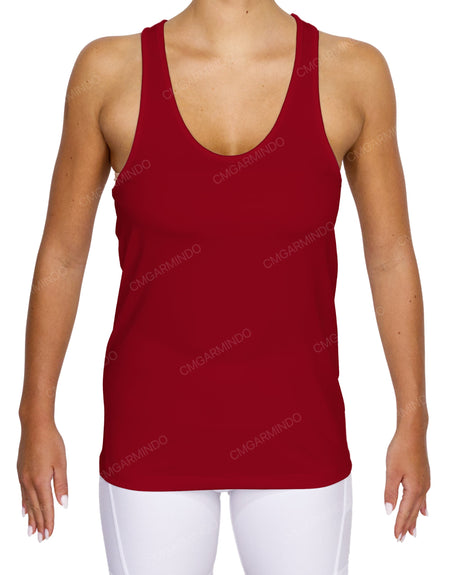 Scoop Hem Racerback Tank Top