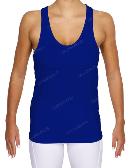 Scoop Hem Racerback Tank Top